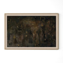 Verve Art Cave II by Jess Engle - 40X30 White Oak