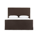 Celeste Daphne Slipcover Bed - King Savoy Coffee