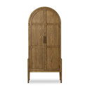 Aveline Tolle Panel Door Cabinet - Drifted Oak Solid