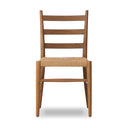 Solara Ladder Back Outdoor Dining Chair - Stained Toasted Brown