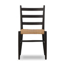 Verity Ladder Back Outdoor Dining Chair - Aged Ebony Teak