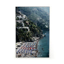 Aria Beach In Positano by Slim Aarons - 24X36 White Maple Floater