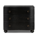 Verity Nightstand - Distressed Black