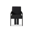 Luxe Roxy Dining Armchair - Gibson Black