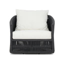 Seraph Porto Outdoor Swivel Chair - Arashi Salt