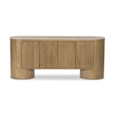 Aveline Giovani Media Console - Natural Travertine