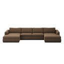Enclave Colt 3-Piece U Sectional - Crypton Nomad Mushroom