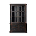 The You Will Need A Lot Of Hinges Cabinet - Distressed Burnt Black Veneer
