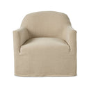 Verity Slipcover Swivel Chair - Broadway Dune
