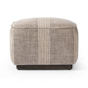 Luxe Sinclair Square Ottoman-21 - Manchester Flint