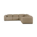 Nova Power Recliner 5-Piece Sectional - Crypton Nomad Taupe