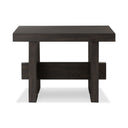 Aveline Isaac End Table - Smoked Black