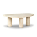 Verano Zion Nesting Coffee Table - Small Cream Marble