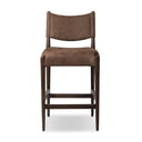 Aveline Jayla Counter Stool - Nubuck Cigar