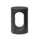 Aria End Table - Distressed Graphite Concrete