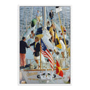 Aurelia Party In Bermuda by Slim Aarons - 48X32 White Maple