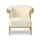 Verano Fabian Chair - Cream Shearling