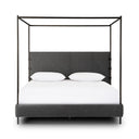 Verity Canopy Bed - Queen Knoll Charcoal
