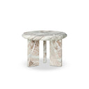 Vero Dakota Nesting Coffee Table - Small Creamy Taupe Marble Solid