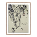 Aurelia Rubbings 5 by Fox Studios - 24X32 Rustic Walnut