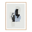 Elysian Monoprint 2 by Fox Studios - 24X32 White Oak Floater