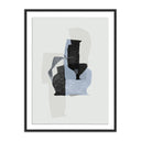 Elysian Monoprint 2 by Fox Studios - 30X40 Black Maple Floater