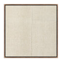 Aurelia Beige No 1 by Karen Covey - 48X48 Rustic Walnut Floater