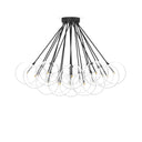 Luxe Cloud Chandelier - Black Gunmetal