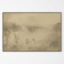 Aurelia Along Side You by Aileen Fitzgerald - 40X30 Rustic Walnut