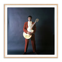 Aether Chuck Berry Portrait Session by Getty Images - 24X24 White Oak