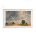 Luxe Artistry Blue Splendor by Aileen Fitzgerald - 60X40 White Oak Framed Paper