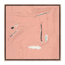 Luxe Artistry The Love Within No 1 by Allison Rohland - 24X24 Rustic Walnut