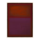 Aria Composition Burgundy by Charles Stuart - 18X24 Rustic Walnut