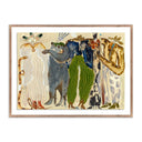 Aurelia Mr Pool by Caroline Pinney - 32X24 Rustic Walnut