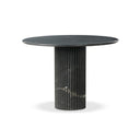 Aviora Oranda Round Dining Table 42 - Black Marble