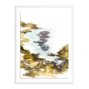 Aetherial Coastline I by Lesley Frenz - 24X32 White Maple
