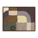 Luxe Artistry Textile 1 by Raoul Morren - 24X32 Rustic Walnut Floater
