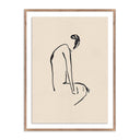 Timeless Sad Moments II by Coup Desprit - 24X32 Rustic Walnut