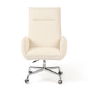 Elegant Lionel Desk Chair - Kerbey Ivory