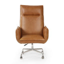 Elegant Lionel Desk Chair - Chaps Saddle