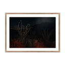 Heart It Races I by Mandy Steinback - 24X175 Rustic Walnut Framed Paper