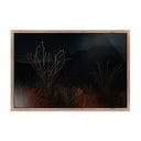 Heart It Races I by Mandy Steinback - 24X1625 Rustic Walnut Framed Metal