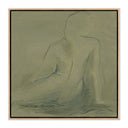 Aetherial Woman At Rest II by Melody Mcmunn - 32X32 White Oak