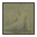 Aetherial Woman At Rest II by Melody Mcmunn - 40X40 Black Maple