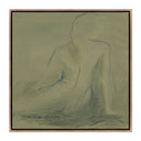 Aetherial Woman At Rest II by Melody Mcmunn - 40X40 Rustic Walnut
