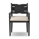 Aveline Tova Dining Armchair - Distressed Black Oak