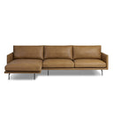 Verity Melle 2-Piece Sectional - Left Chaise Lipari Camel