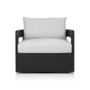 Verity Outdoor Metal Swivel Chair - Alessi Linen