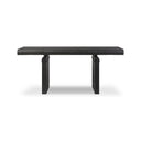 Aria Desk - Worn Black Oak