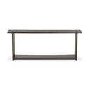 Aveline Zeno Console Table - Smoked Black Oak